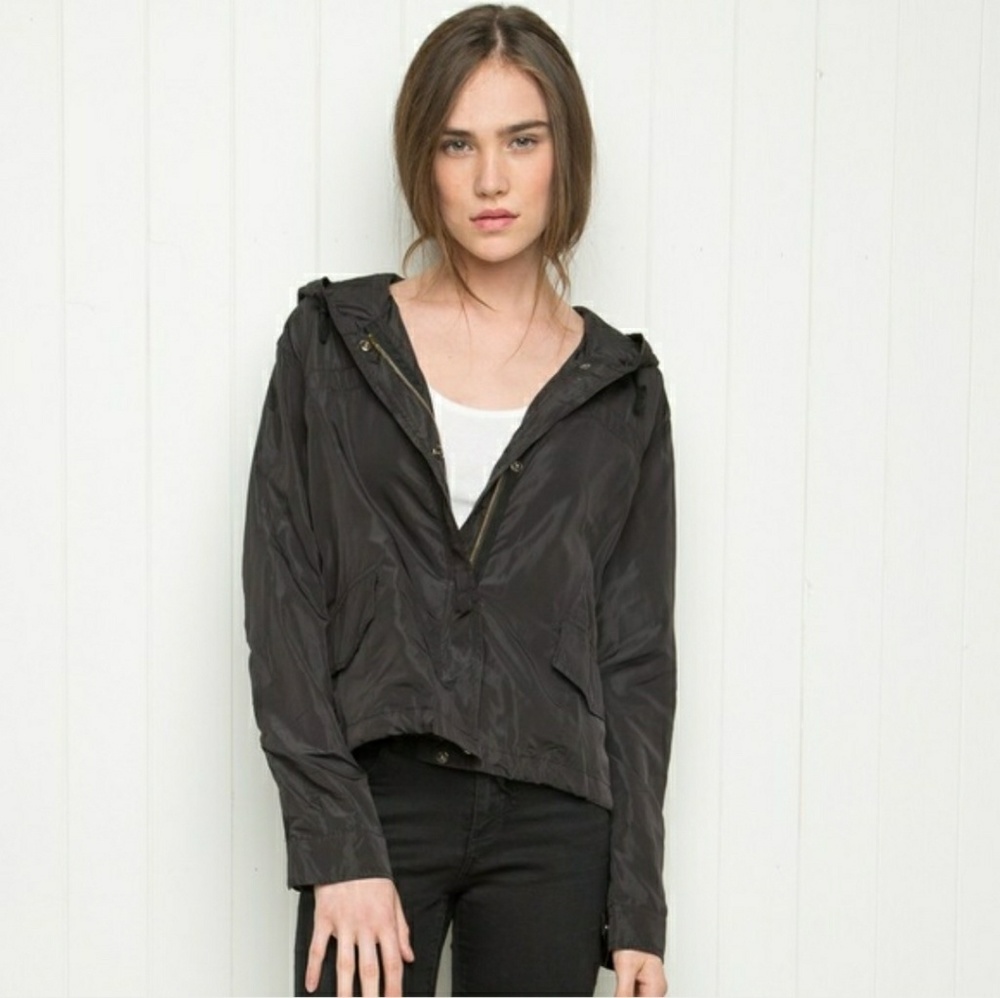 Brandy Melville Black WindBreaker